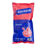 Savepak Salad Cream 1kg bottle of dry grocery with a white plastic container and label, used for salads and dressings.