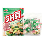 Rosdee Seasoning Powder Pork 155g pack showing dry seasoning powder in clear plastic packaging for pork dishes.