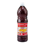 Bottle of Ruamros Fish Sauce 1.5L for cooking, with clear label and dark liquid inside, ideal for Asian cuisine and dry grocery.