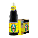DEK SOM Boon Soy Sauce Formula 1 700ml bottles, traditional soy sauce for cooking, in a pack of 12.