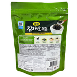 Sajo seasoned seaweed flakes in a clear container, showcasing the crispy, original flavor snack from Sajo confectionery snacks.