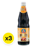 Three bottles of DEK SOM BOON Boon Sweet Sauce, 970g each, displayed in a row with labels visible.
