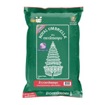 Chat Aroon Fragrant Rice 30% in a clear bag, showcasing long, fragrant rice grains for cooking or culinary use.
