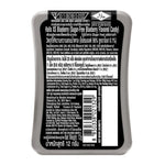 Halls XS Blueberry lozenges in 12g packs, small blueberry-flavored cough drops from Halls, displayed in a clear container.