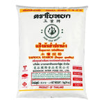 Jade Leaf Tapioca Flour 1kg package, dry grocery product, with a white bag featuring the Jade Leaf logo and labeling on the front.