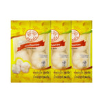 Saen Phung Phueng pickled garlic in 200g package, dry grocery product with whole garlic cloves preserved in brine.