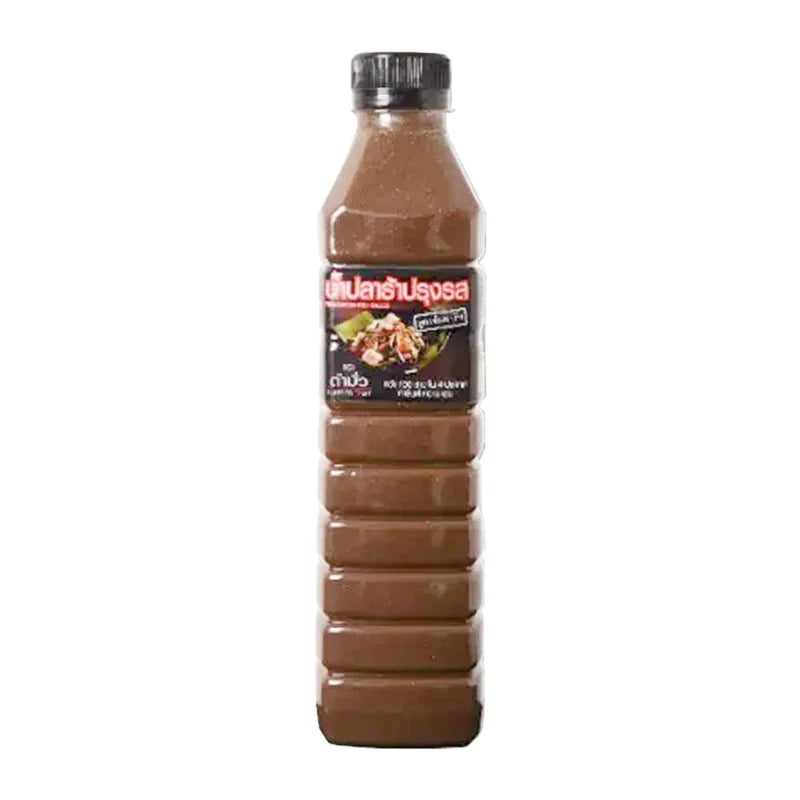Tummour Fermented 500ml bottle in dry grocery aisle, showing the label and product packaging.