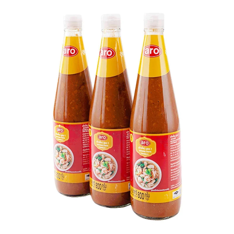 Aro soybean paste recipe 1 in three 800g packages, dry grocery product with a label featuring soybeans and traditional packaging.
