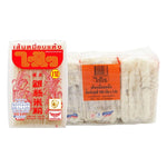 Waiwai White Noodle 500g pack, dry grocery product by WAIWAI, showing three packs of Asian-style noodles on a white background.