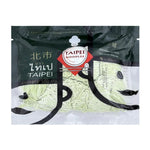 Taipei Green Noodle 500g, dry grocery product, showing fresh green noodles in a clear package from the TAIPEI brand.