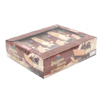 LAUSANNE Lausanne Two-Tone Wafer with chocolate and vanilla cream, 30g each, shown in a tray of 12 pieces.