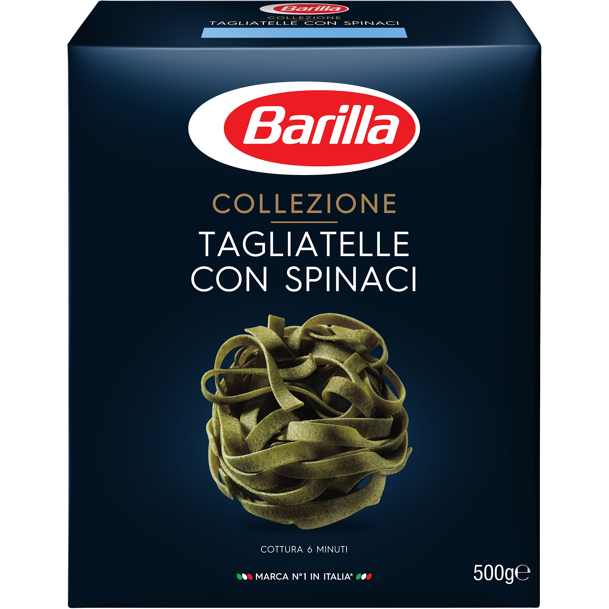 Barilla Taglia Gruen grocery product in a colorful package, featuring the Italian brand's logo and product details.