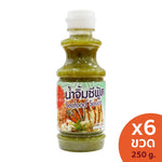 J-LEK Jae Lek seafood sauce in a 250g plastic bottle, ideal for dry grocery use, with a clear label and sealed cap.