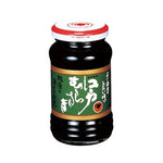 Momoya Edo Murasaki Nori Tsukudani with Japanese seaweed and soy, dry grocery product, close-up of packaged seaweed condiment.