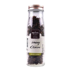 Spice Story Clove in a jar showing whole dried spice with dark brown cloves for cooking and baking.