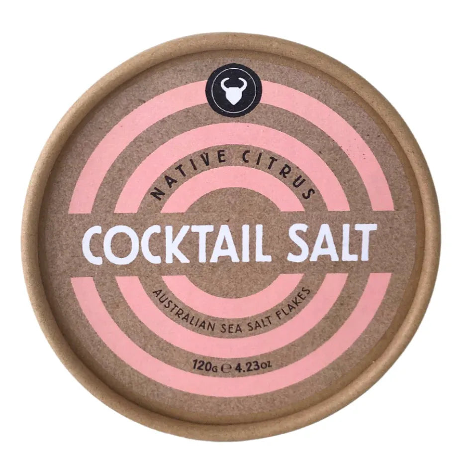 OLSSON'S Native Citrus Cocktail Salt in a 120g dry grocery package, featuring a vibrant citrus and salt blend.