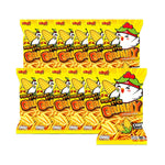 Grinny Biscuit Stick Corn Flavour snack, 18g, dry grocery snack with crunchy texture and corn flavor, in colorful packaging.