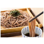 Nisshin Welna soba noodles with buckwheat flour and Japanese wheat, 200g dry grocery product, in a package with Japanese branding.