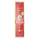 Riscossa Spaghetti #2 in a grocery image, showcasing long, thin pasta strands made by Riscossa brand.