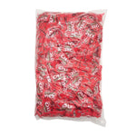 OLE Candy Strawberry, dry grocery snack, featuring colorful strawberry-flavored confectionery pieces in a clear bag.