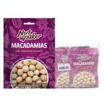 NUT WALKER Dry Roasted Salted Macadamias, 6 packs of 20g each, snack pack of crunchy, salted macadamia nuts.
