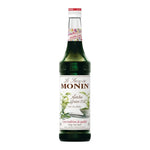 Bottle of MONIN Matcha Green Tea Syrup in 700ml bottle, ideal for beverages and culinary uses in dry grocery.