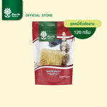 Dried Tontawan Hong Kong Noodle Set 120g from TONTAWAN, featuring thin, yellow noodles in a clear package for Asian cuisine.
