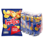 Tasto Potato Rock Chips Crab Curry Flavor 42g snack pack, crispy crunchy chips in colorful packaging, ideal for dry grocery snack.