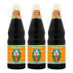 DEK SOM Boon Dark Soy Sauce Orange 1.35L bottle, part of dry grocery collection, showing the product label and packaging.