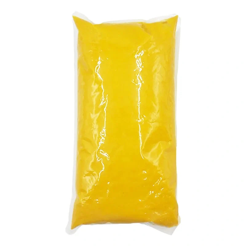 ARO Mustard 1kg jar, a dry grocery product, shown with the yellow mustard inside the transparent jar.