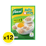 Knorr Jok Pork sachet, 32g, part of a 12-pack, showing dry grocery seasoning packet for cooking
