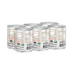 Six cans of Carnation Plus Sweetened Condensed Milk, 380g each, stacked in a display, perfect for baking and dessert recipes.