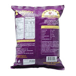 Manora Fried Chips Taro snack packaging, four 65g bags of crunchy taro-flavored snack from MANORA brand.