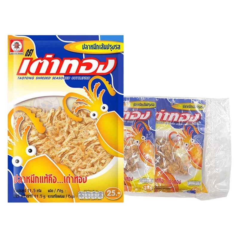 Dry grocery product, Taotong Cuttle Fish11 5, packaged food item from TAOTONG brand, with label and packaging visible.