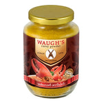 Waugh's Curry Powder 200g jar, dry grocery spice blend with vibrant yellow-orange color, used for making flavorful curries