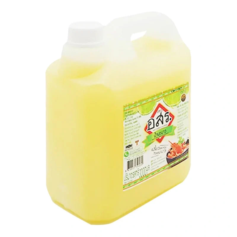 Aorsorror Lime Juice 55% in a 3L bottle for dry grocery, showing the label and cap on the product bottle.
