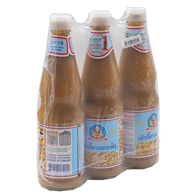 DEK SOM Boon Soybean Paste Formula 2 in three 800g packages, featuring dry grocery packaging with soybean paste containers.