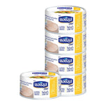 Nautilus Lite Tuna Steak in Soybean Oil, 165g, shown in a can, part of dry grocery seafood products.