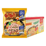 MAMA Mama Big Pack Instant Noodle with Minced Pork, 95g x 24 packs, dry grocery product with cooked noodles and pork bits