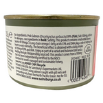 Sainsbury's Wild Pacific Pink Salmon in a can, showing the label and product image on the packaging.
