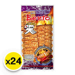 BENTO Bento Squid Seafood Snack with chili sauce, 4g x 24 packs, dry grocery snack with grilled squid flavor