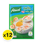 Knorr instant shrimp and crabstick porridge in 32g packets, ideal for quick seafood-flavored dry grocery meals.