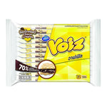 VOIZ Voiz Crunch Choco Crispy snack box, 21g x12, featuring chocolate and crispy cereal pieces in a colorful package.