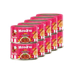 Pumpui Baby Clam Chili 40g pack showing dried baby clams with chili flakes in a clear package, ideal for dry grocery use.