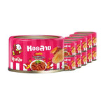 Pumpui Baby Clam Chili dry grocery product in 40g packages, featuring small clams with chili seasoning in a clear bag.