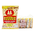 Double Pagoda Double Pagoda Nut 70g snack pack, dry grocery confectionery with assorted nuts, stacked in a clear plastic container.