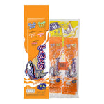 Taro Fish Snack BBQ flavored, 10g x6 packs, dry grocery snack with crispy fish texture and savory barbecue seasoning.