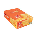 BISSIN Orange Flavor Wafer Snacks, 24g x12, dry grocery confectionery with crispy wafer layers and orange flavor.