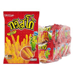 Twistko BBQ flavor corn snack in 17g packs, colorful packaging, part of dry grocery snacks and confectionery collection
