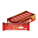 Dewberry Strawberry Cookies 27g, sweet snack with strawberry flavor, packaged in a colorful wrapper, ideal for dry grocery and confectionery.